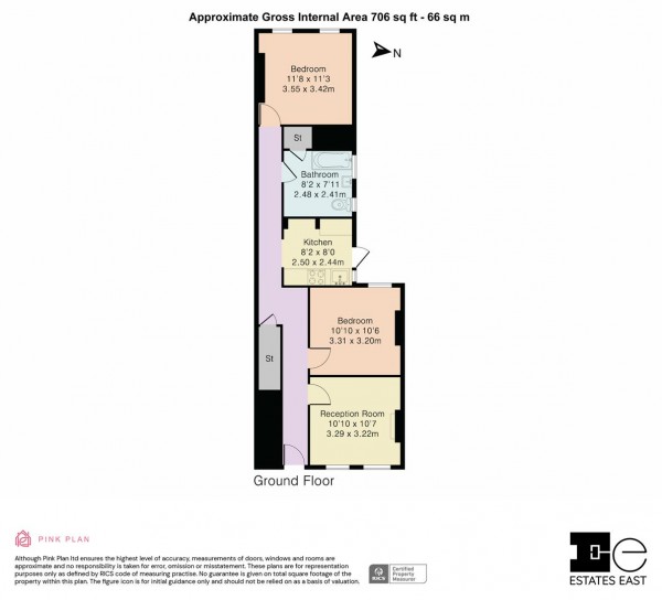 Floorplan for Badlis Road, Walthamstow, London, E17