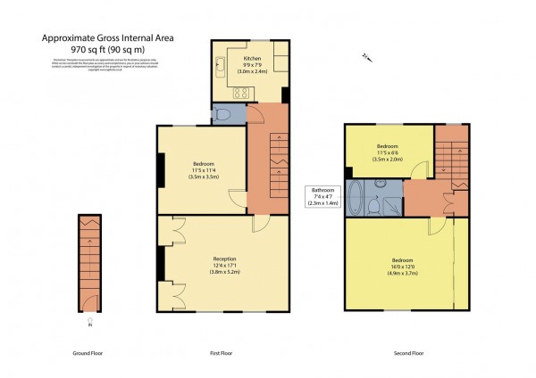 Floorplan for Carisbrooke Road, Walthamstow, London, E17
