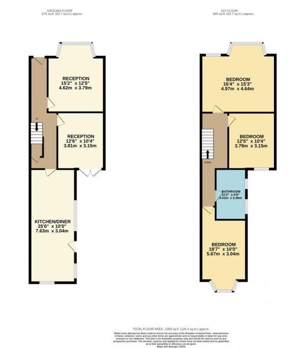 Floorplan for Salisbury Road, Walthamstow, London, E17