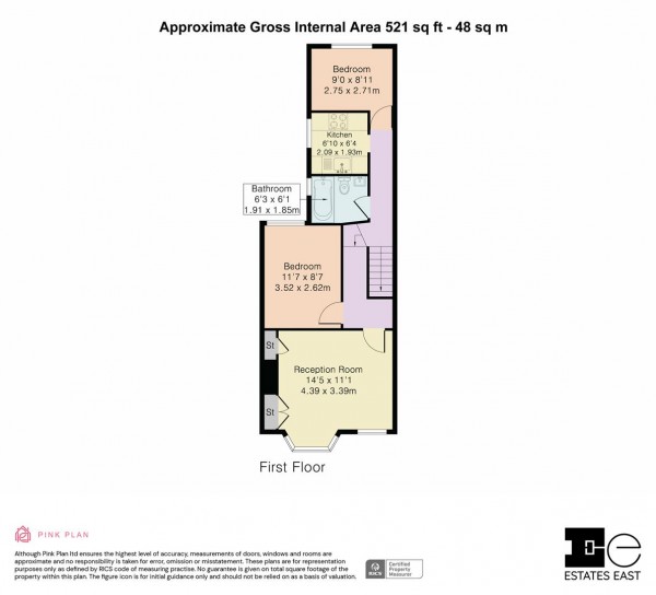 Floorplan for Albert Road, Leyton, London, E10
