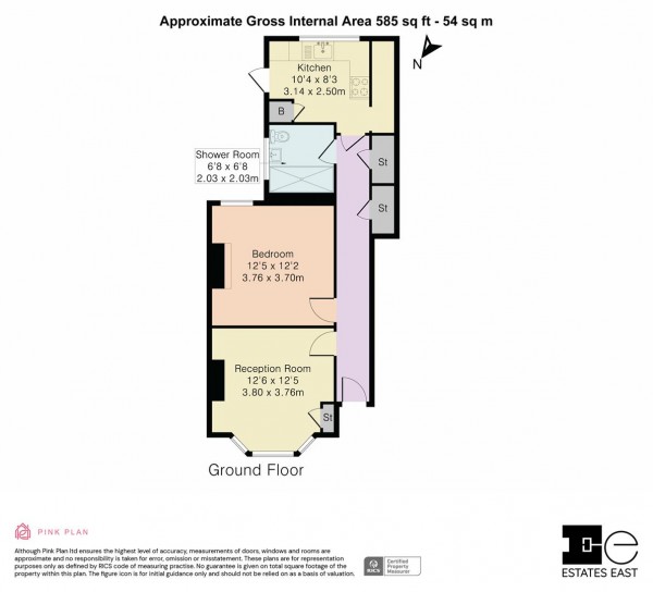 Floorplan for Huxley Road, Leyton, London, E10