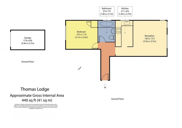 Floorplan for Thomas Lodge, West Avenue, Walthamstow, London, E17