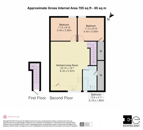 Floorplan for Esther Road, Leytonstone, London, E11
