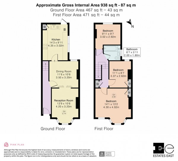 Floorplan for Grange Park Road, Leyton, London, E10