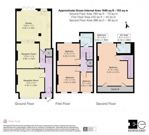 Floorplan for Fraser Road, Walthamstow, London, E17