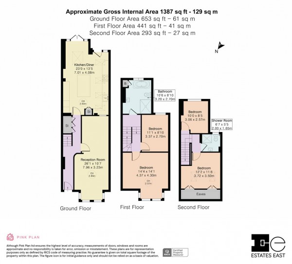 Floorplan for Dawlish Road, Leyton, London, E10