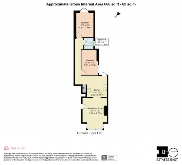 Floorplan for Ulverston Road, Walthamstow, London, E17