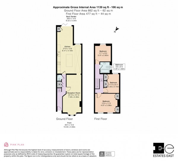 Floorplan for Claremont Road, Walthamstow, London, E17
