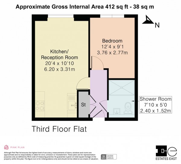 Floorplan for Gainsford Road, Walthamstow, London, E17