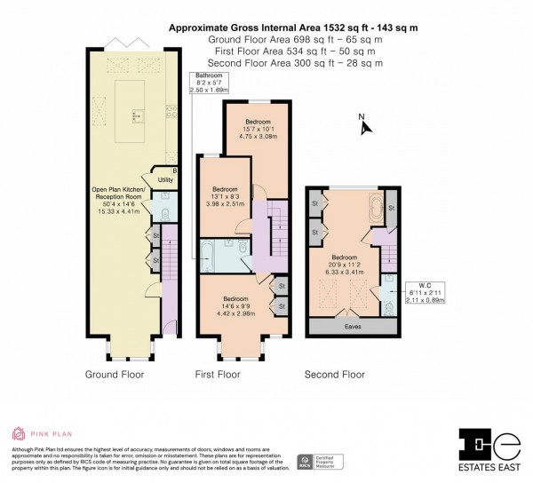 Floorplan for Aubrey Road, Walthamstow, London, E17