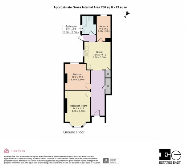 Floorplan for Twickenham Road, Leytonstone, London, E11