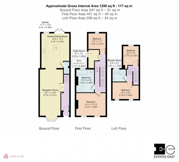 Floorplan for Byron Road, Walthamstow, London, E17