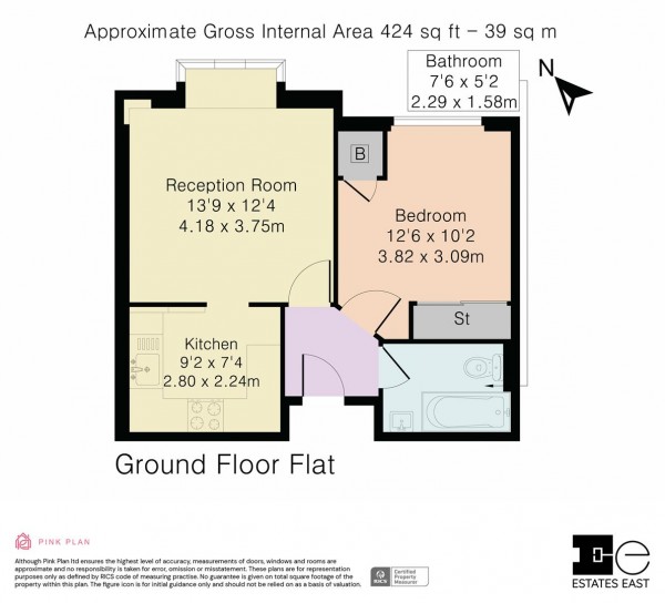 Floorplan for Thomas Lodge, West Avenue, Walthamstow, London, E17