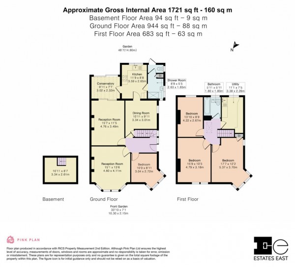 Floorplan for Essex Road, Leyton, London, E10