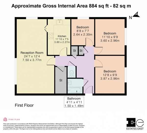 Floorplan for Tristram Close, Walthamstow, London, E17