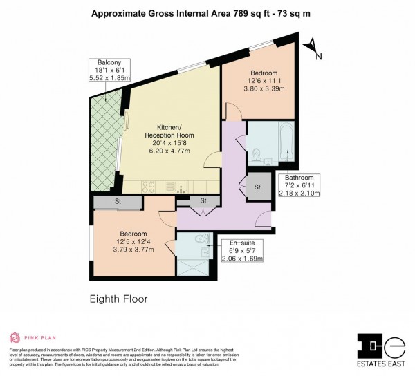 Floorplan for Beck Square, Leyton, London, E10