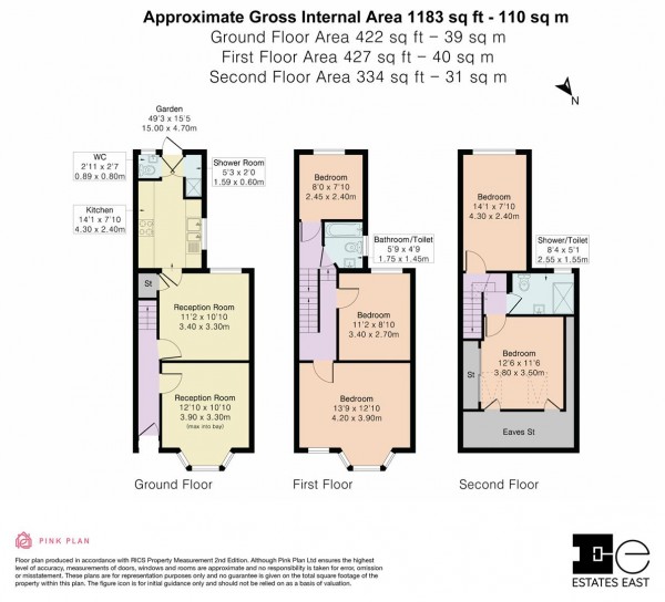 Floorplan for Somerset Road, Walthamstow, London, E17