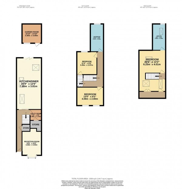 Floorplan for Shernhall Street, Walthamstow, London, E17