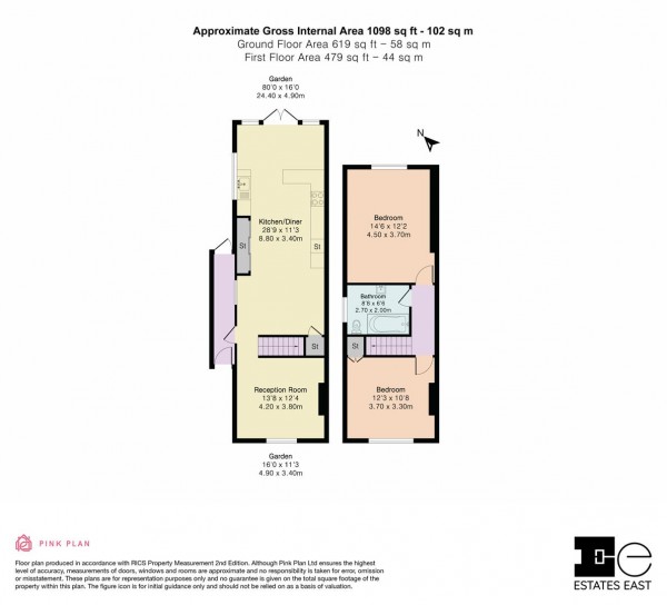 Floorplan for Eden Road, Walthamstow, London, E17