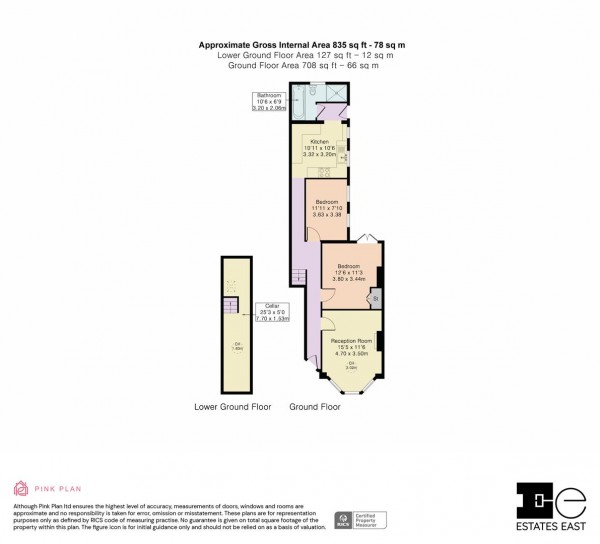 Floorplan for Lyndhurst Drive, Leyton, London, E10