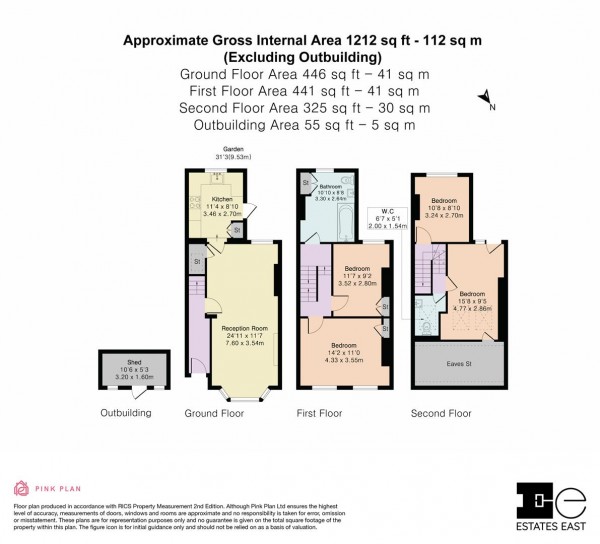 Floorplan for Rensburg Road, Walthamstow, London, E17