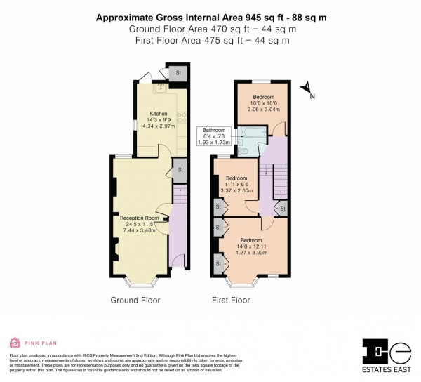 Floorplan for Grange Park Road, Leyton, London, E10