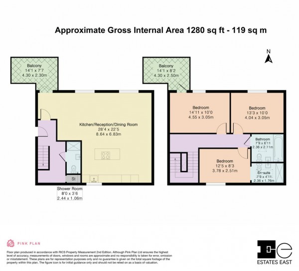 Floorplan for Ashby House, High Road Leyton, Leyton, London, E10