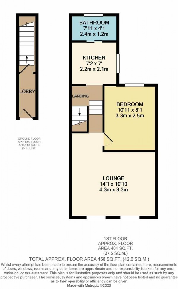 Floorplan for Maynard Road, Walthamstow, London, E17