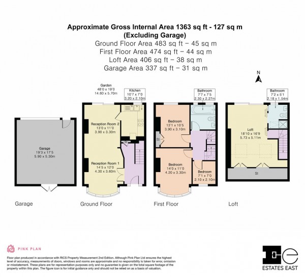 Floorplan for Greenway Avenue, Walthamstow, London, E17