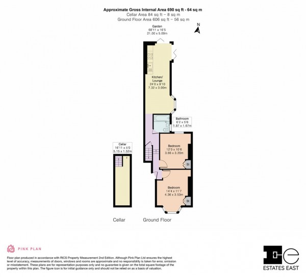 Floorplan for Northcote Road, Walthamstow, London, E17