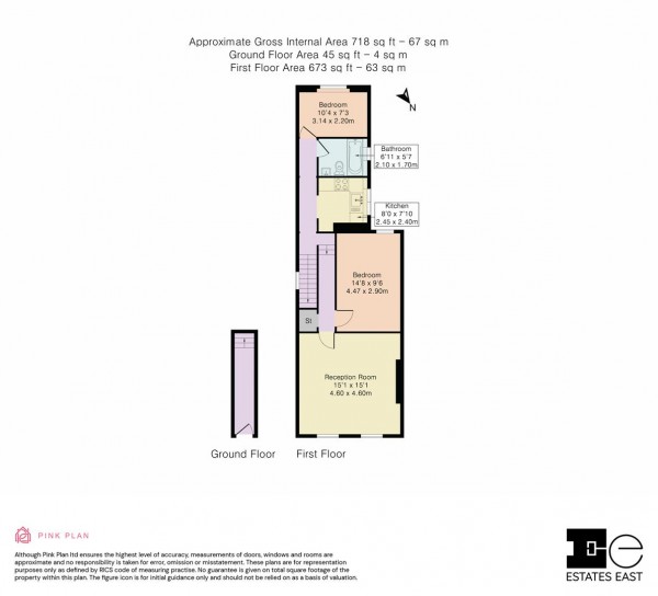 Floorplan for Pembroke Road, Walthamstow, London, E17
