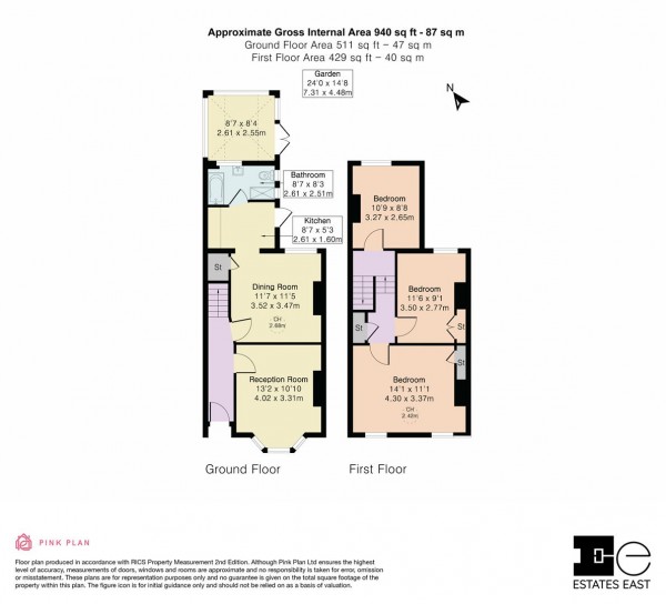 Floorplan for Elmfield Road, Walthamstow, London, E17