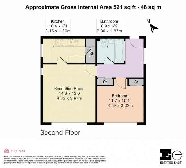 Floorplan for West Avenue, Walthamstow, London, E17