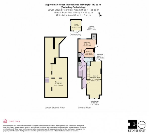 Floorplan for Francis Road, Leyton, London, E10