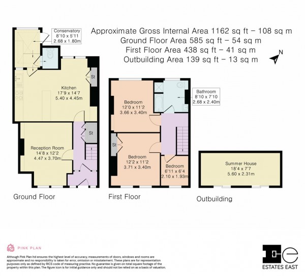 Floorplan for Grosvenor Road, Leyton, London, E10