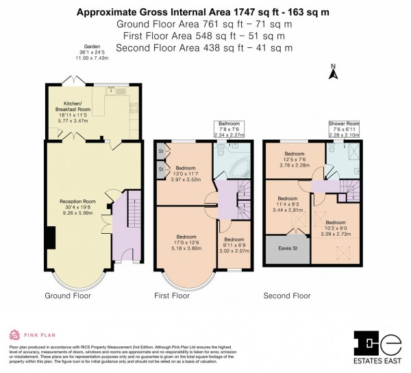 Floorplan for Woodside Park Avenue, Walthamstow, London, E17