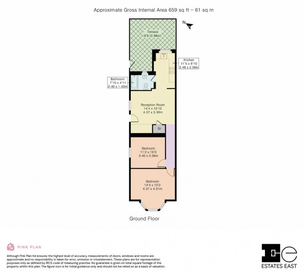 Floorplan for Ivy Road, Walthamstow, London, E17