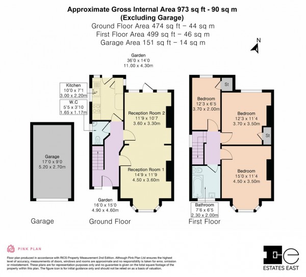 Floorplan for Longacre Road, Walthamstow, London, E17