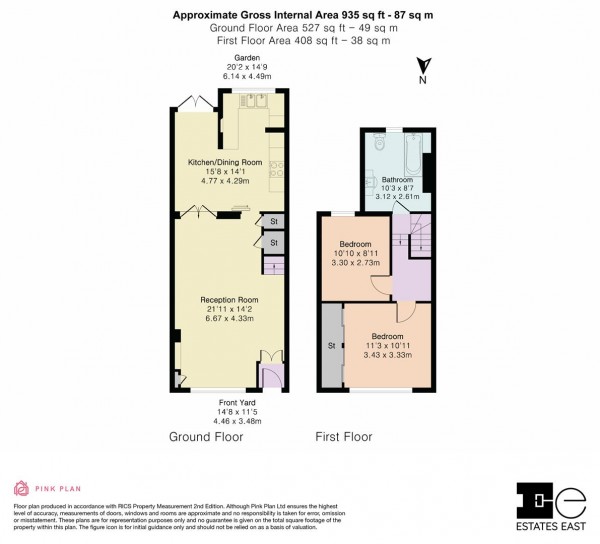 Floorplan for Maynard Road, Walthamstow, London, E17