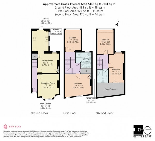 Floorplan for Wellesley Road, Walthamstow, London, E17