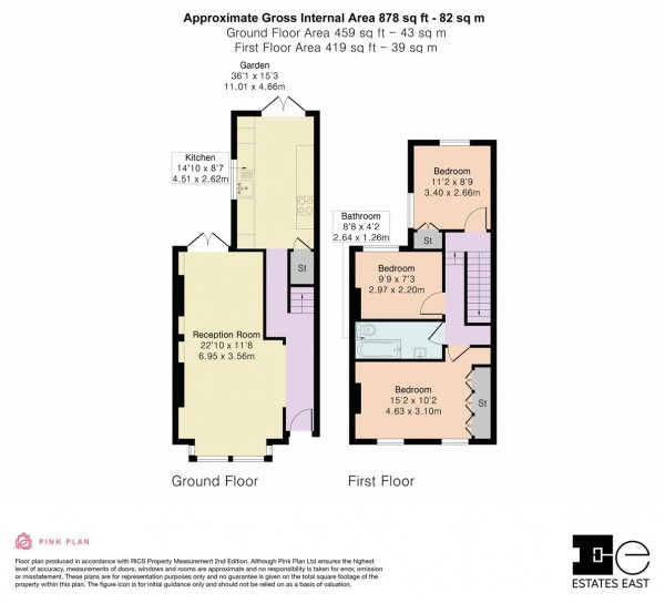 Floorplan for Browns Road, Walthamstow, London, E17
