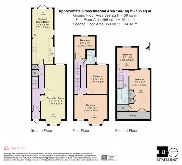 Floorplan for Livingstone Road, Walthamstow, London, E17