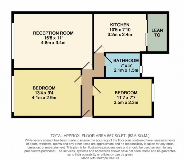 Floorplan for King Edward Road, Leyton, London, E10