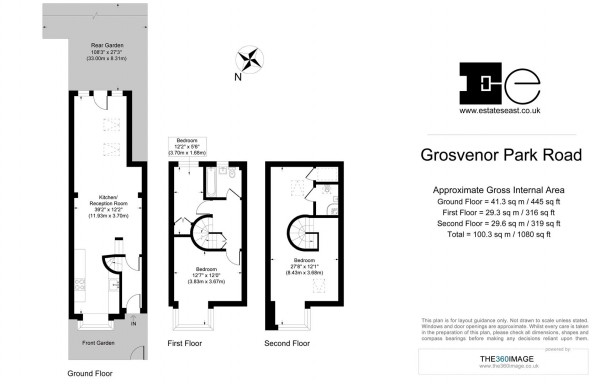 Floorplan for Grosvenor Park Road, Walthamstow, London E17