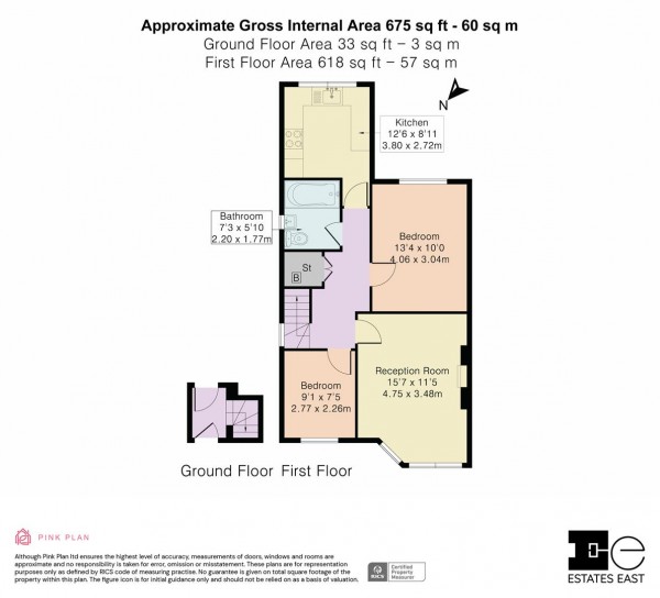 Floorplan for Morgan Avenue, Walthamstow, London, E17