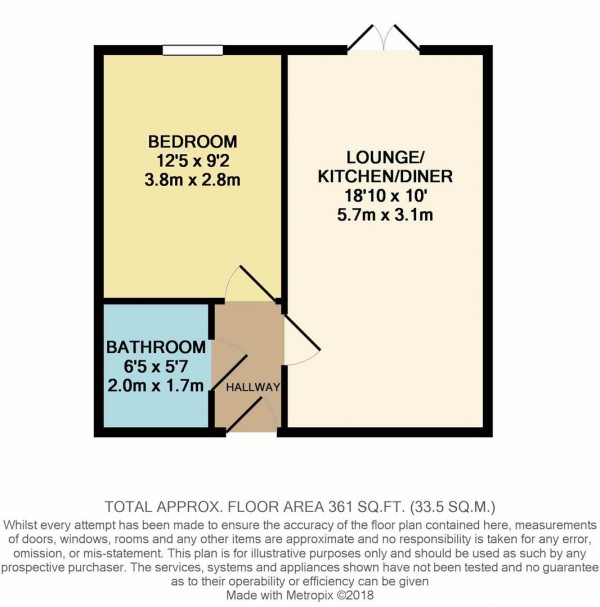 Floorplan for Orford Road, Walthamstow, London, E17