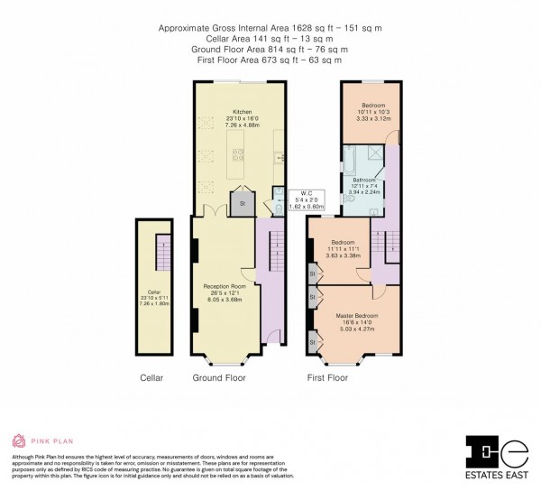 Floorplan for Shernhall Street, Walthamstow, London, E17