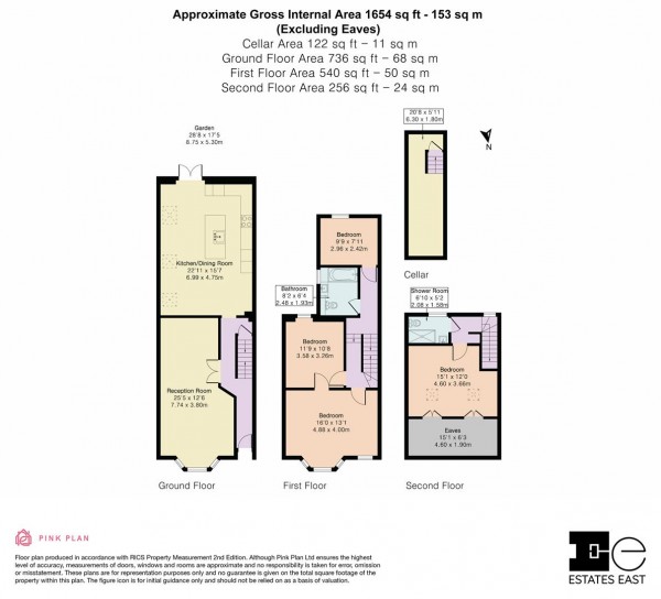 Floorplan for Queens Road, Walthamstow, London, E17