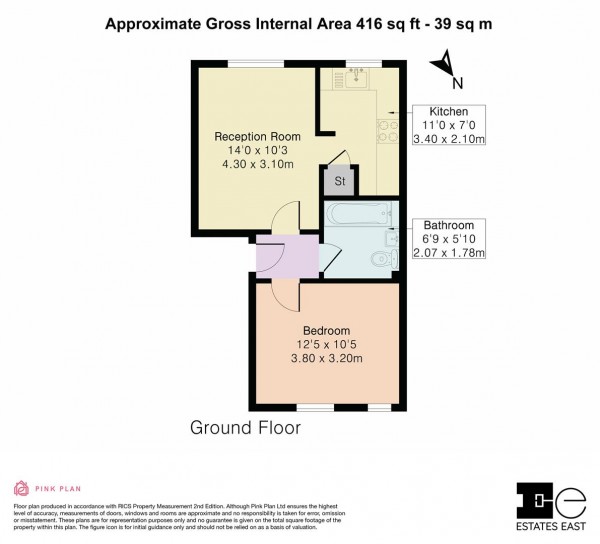 Floorplan for Green Pond Close, Walthamstow, London, E17