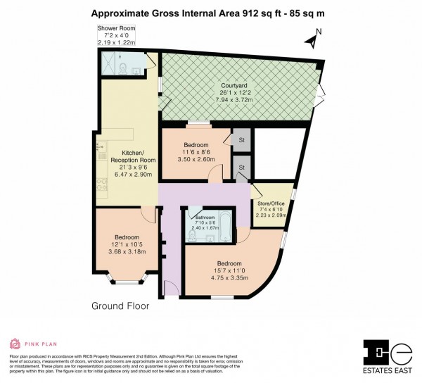 Floorplan for Barclay Road, Walthamstow, London, E17